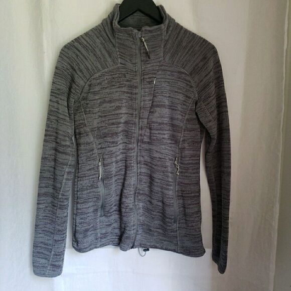 Avalanche Gray Full Zip Lightweight Athletic Jacket Zip Pockets Women's Size L - Picture 1 of 9
